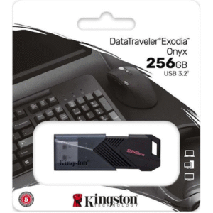 Kingston Datatraveler Exodia Onyx 256GB USB 3.2 Stick Μαύρο