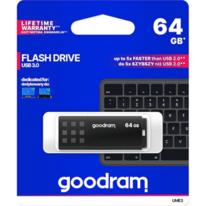 GOODRAM Pendrive UME3 - 64GB USB 3.0 Μαύρο