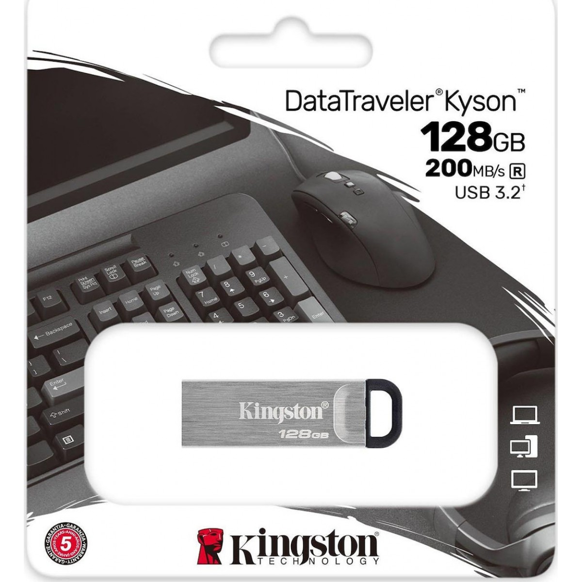 Kingston DataTraveler Kyson 128GB USB 3.2 Gen 1 (DTKN/128GB)