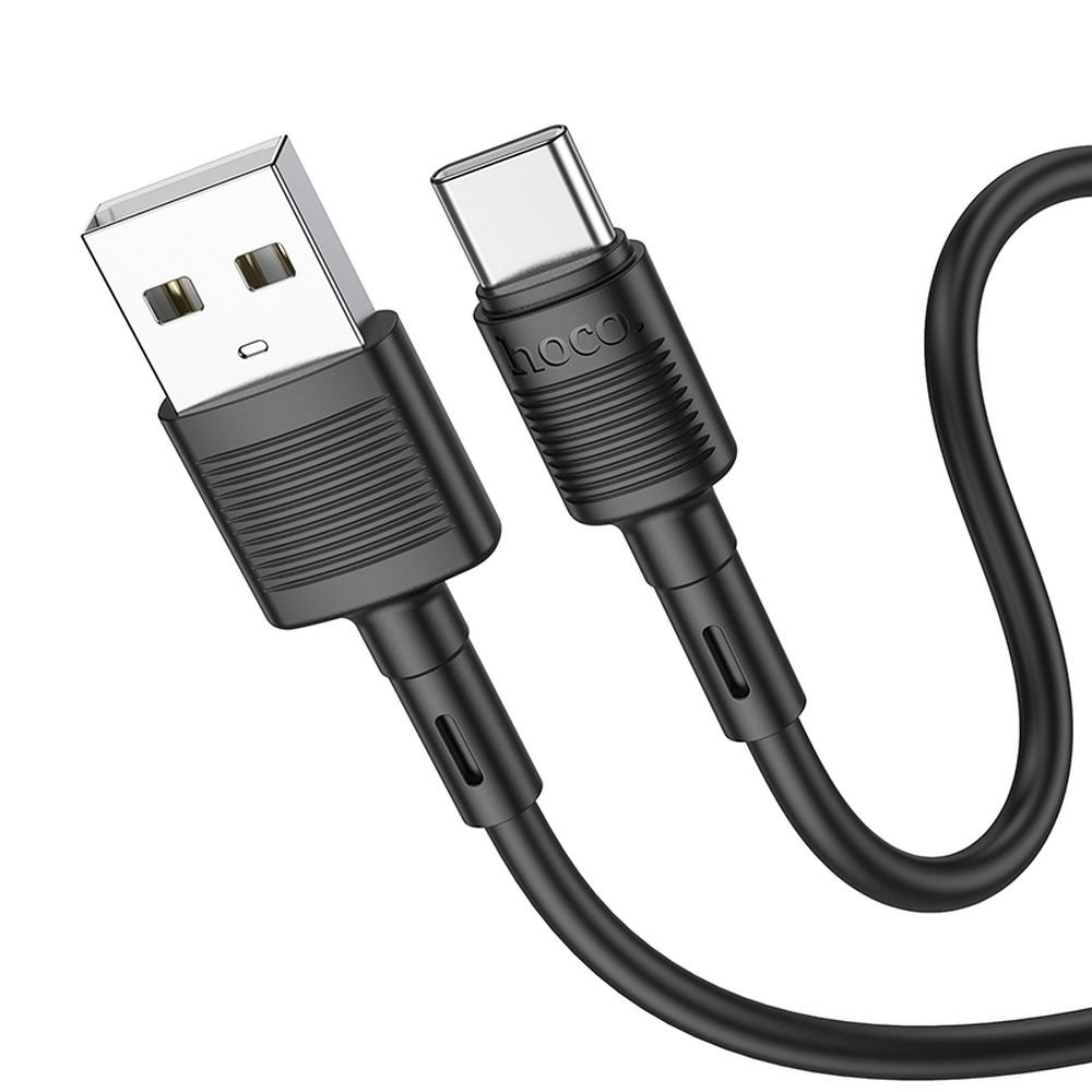 HOCO X83 cable USB A  to Type C 3A 1 m black