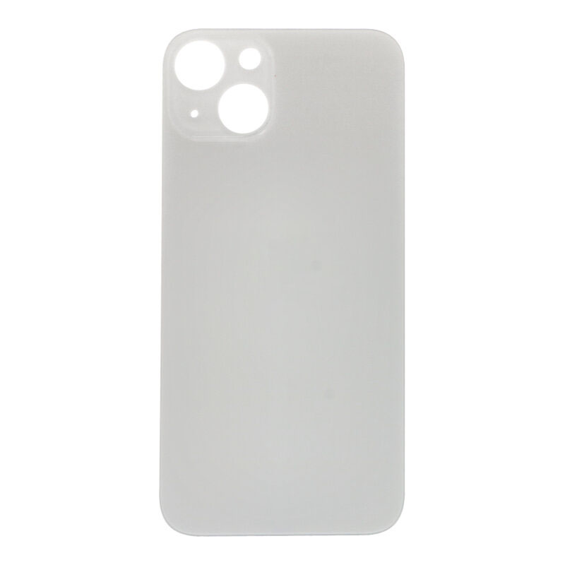 Apple iPhone 13 - Battery Door with Adhesive Large Hole White With Logo OEM