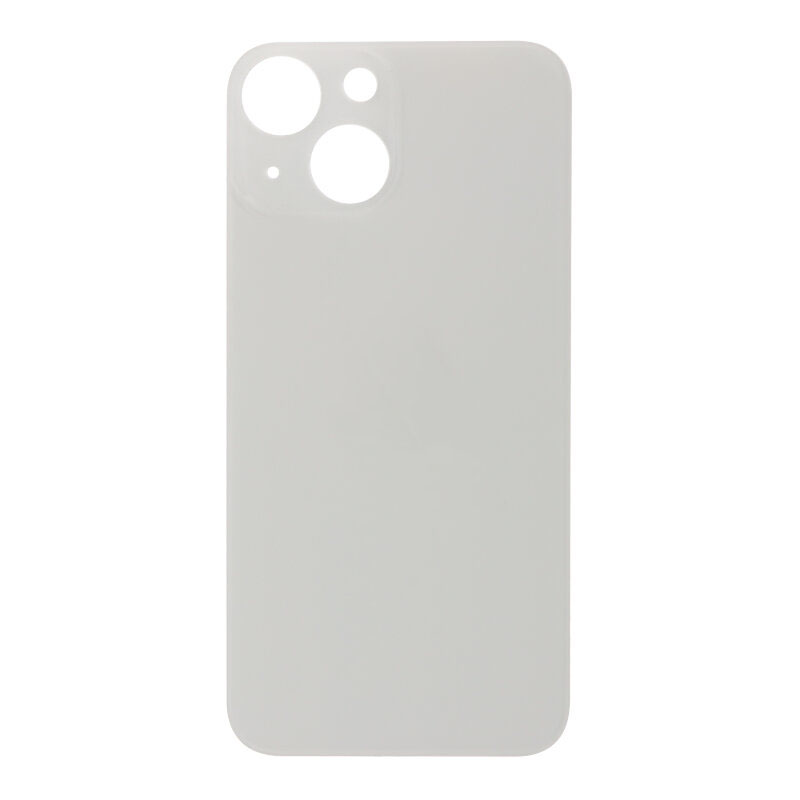 Apple iPhone 13 Mini - Battery Door with Adhesive Large Hole White With Logo OEM
