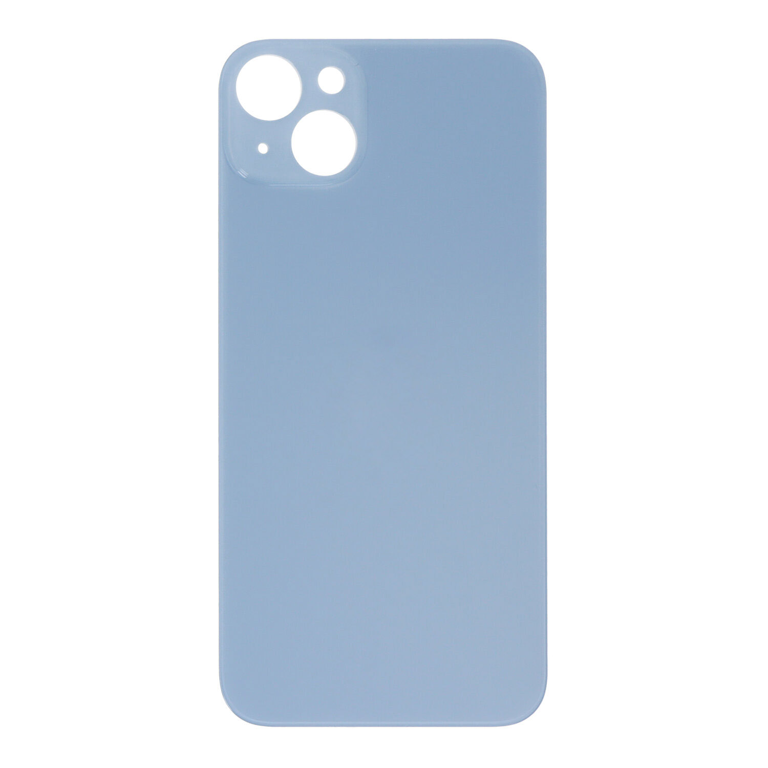 Apple iPhone 14 Plus - Battery Door with Adhesive Large Hole Blue With Logo OEM
