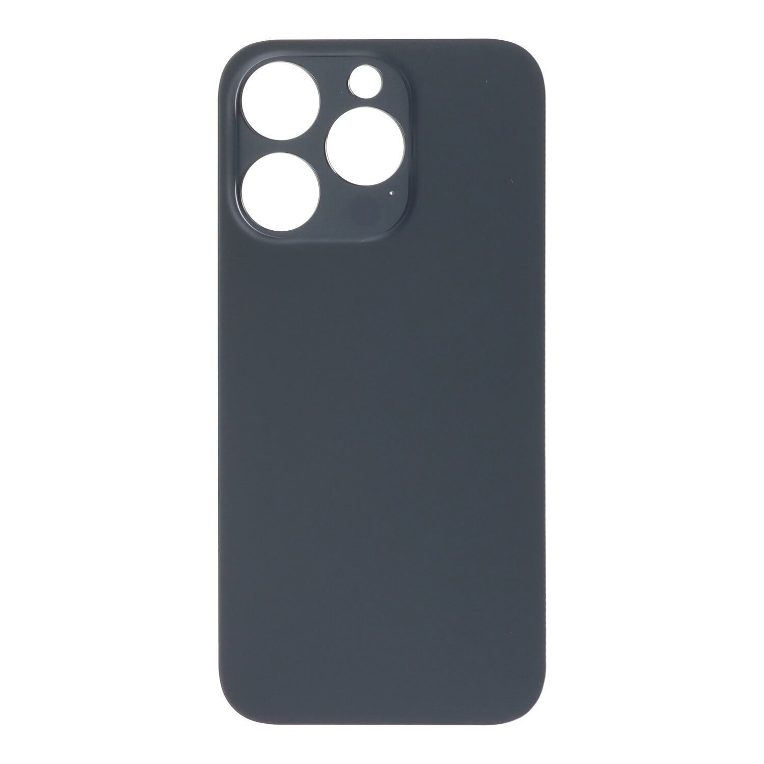 Apple iPhone 14 Pro - Battery Door with Adhesive Large Hole Black With Logo OEM