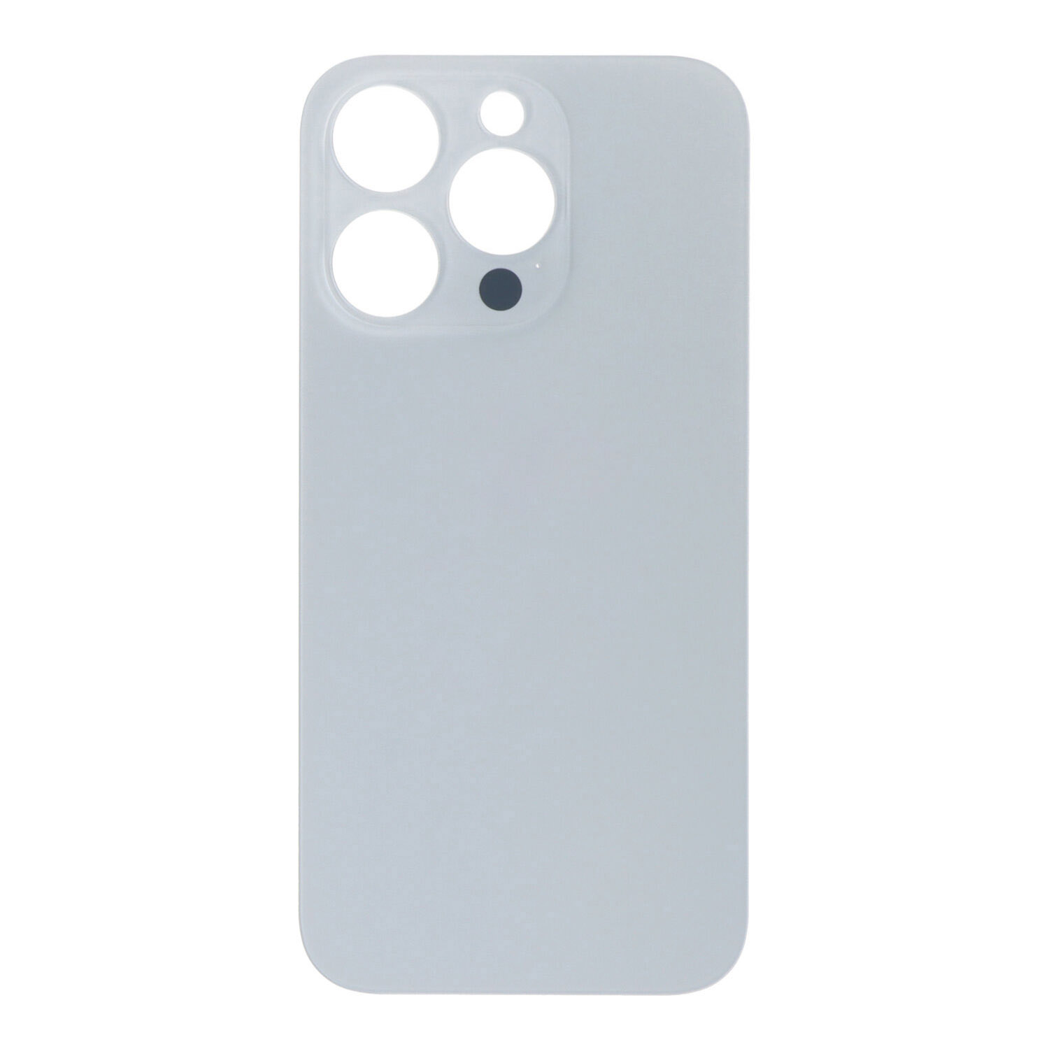 Apple iPhone 14 Pro - Battery Door with Adhesive Large Hole White With Logo OEM