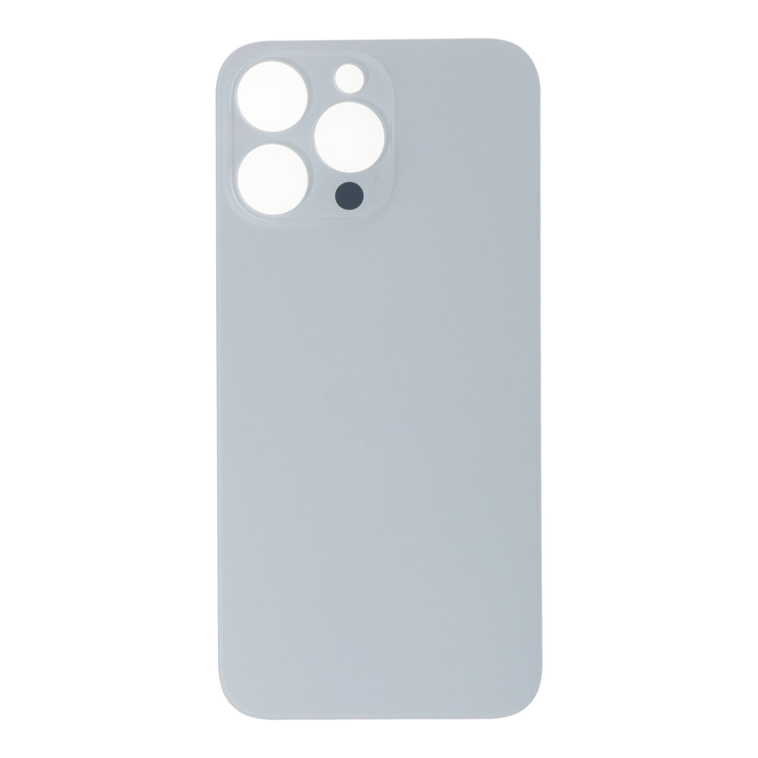 Apple iPhone 14 Pro Max - Battery Door with Adhesive Large Hole White With Logo OEM