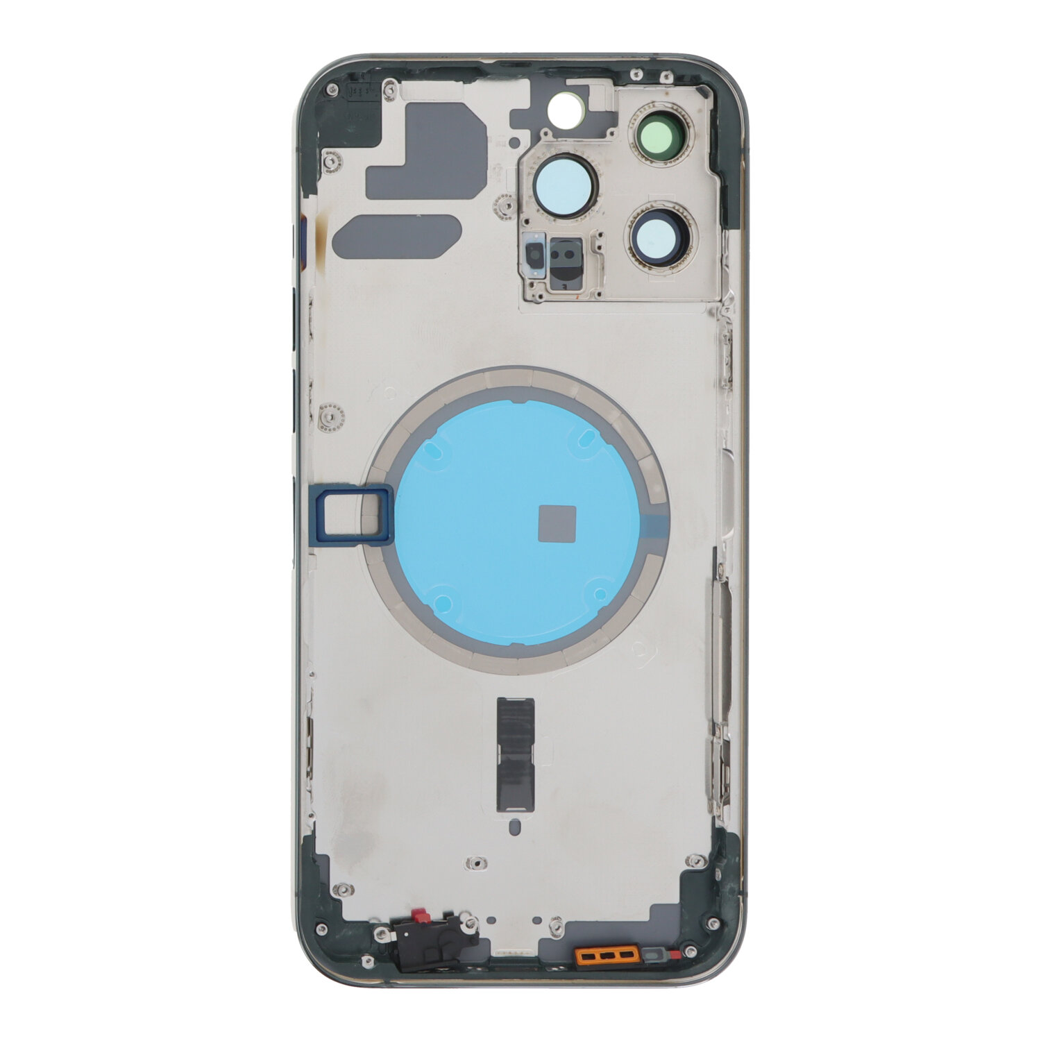 Apple iPhone 13 Pro Max - Middle Frame Battery Door Back and Bezel + Small Parts Green With Logo OEM