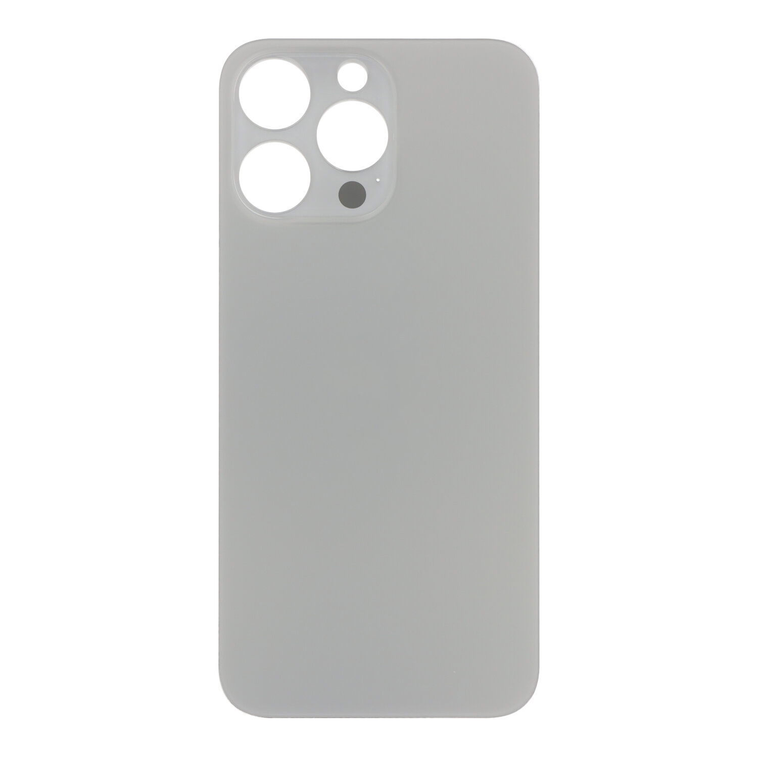 Apple iPhone 15 Pro Max - Battery Door with Adhesive Large Hole Natural Titanium With Logo OEM