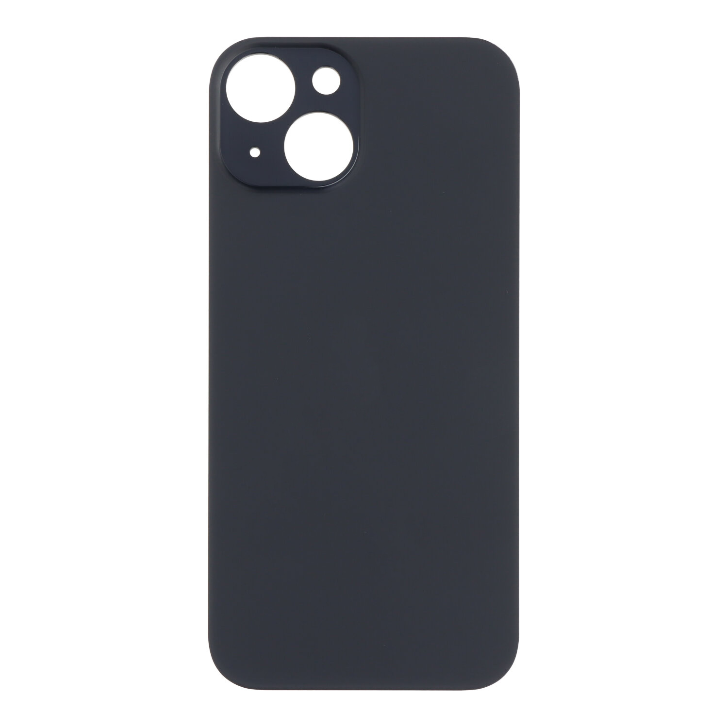 Apple iPhone 15 - Battery Door with Adhesive Large Hole Black With Logo OEM