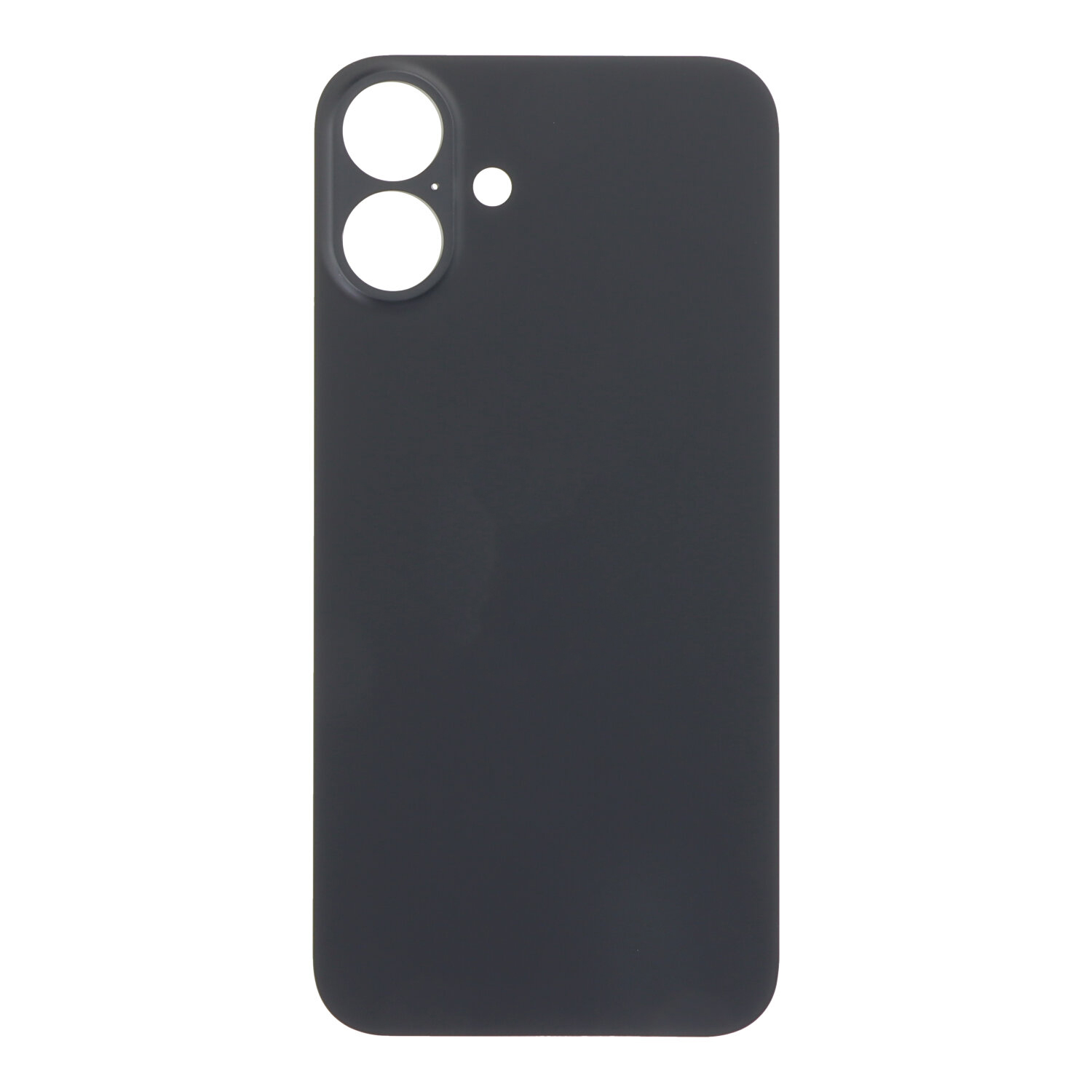 Apple iPhone 16 Plus - Battery Door with Adhesive Large Hole Black With Logo OEM
