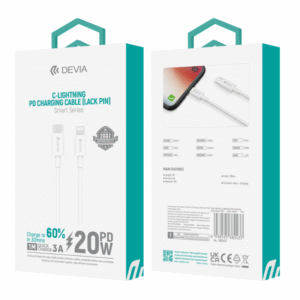 Devia cable Smart EC146 PD USB-C - Lightning 20W 3A white