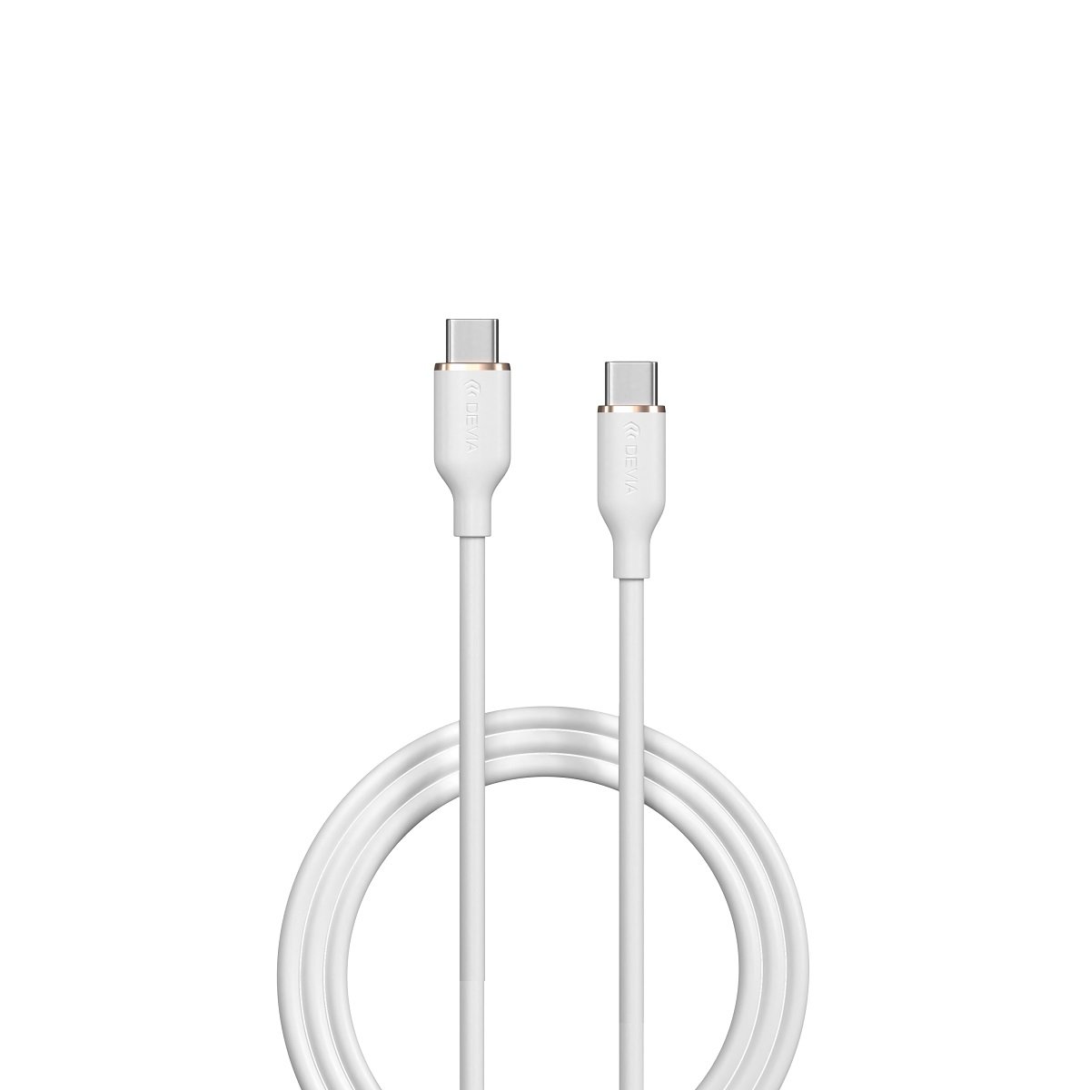 Devia cable Jelly EC632 USB-C - USB-C 1,2 m 60W 3A white