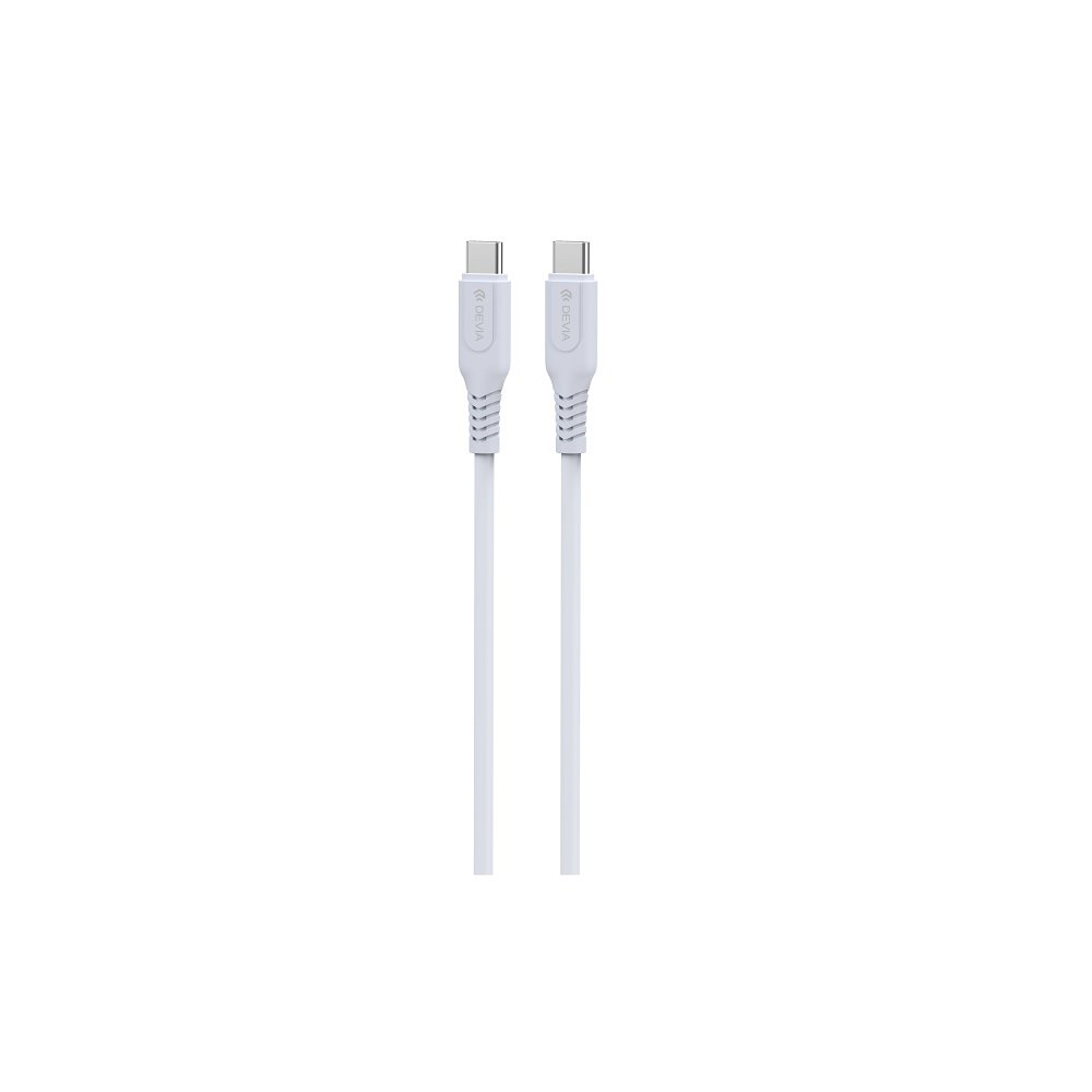 Devia cable GRS EC636 PD USB-C - USB-C 1,0 m 60W 3A white