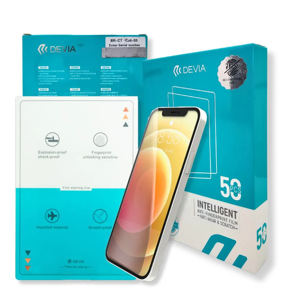 Devia TPU Screen Protection FIlm MATTE 50pcs