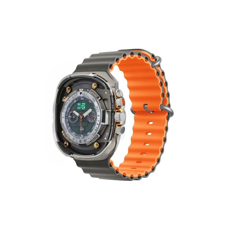 Devia strap Deluxe Sport6 for Apple Watch 42mm/ 41mm/ 40mm/ 38mm grey orange