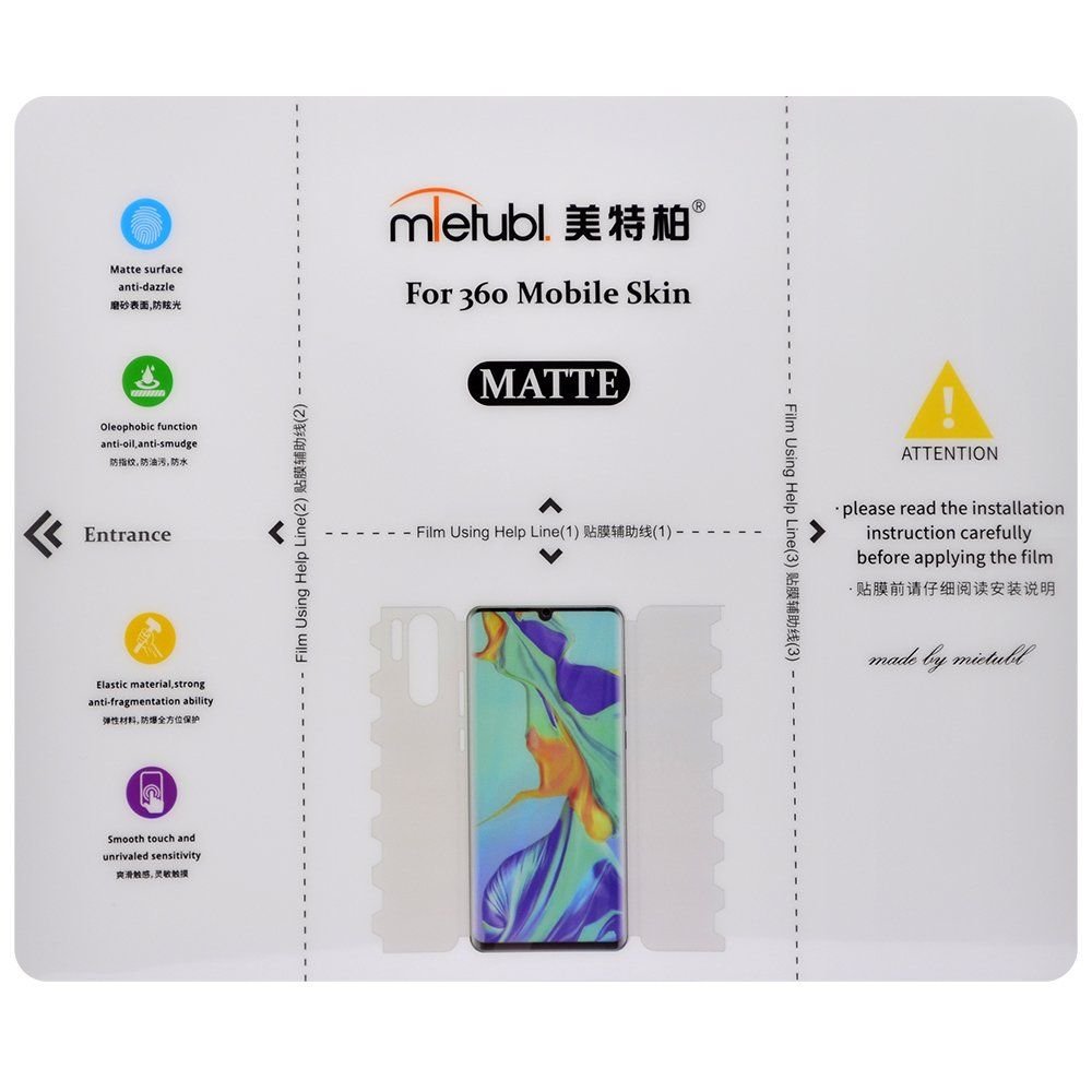 Mietubl 360 full coverage screen protector sheets MATTE 1PCS