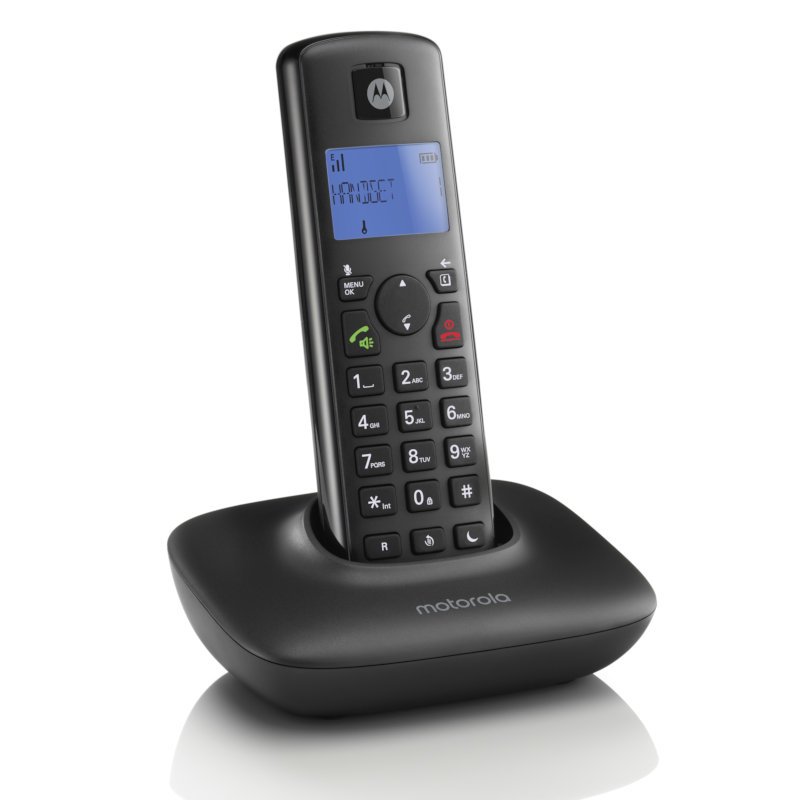 Motorola T401+ Black (Ελληνικό Μενού) Ασύρματο τηλέφωνο