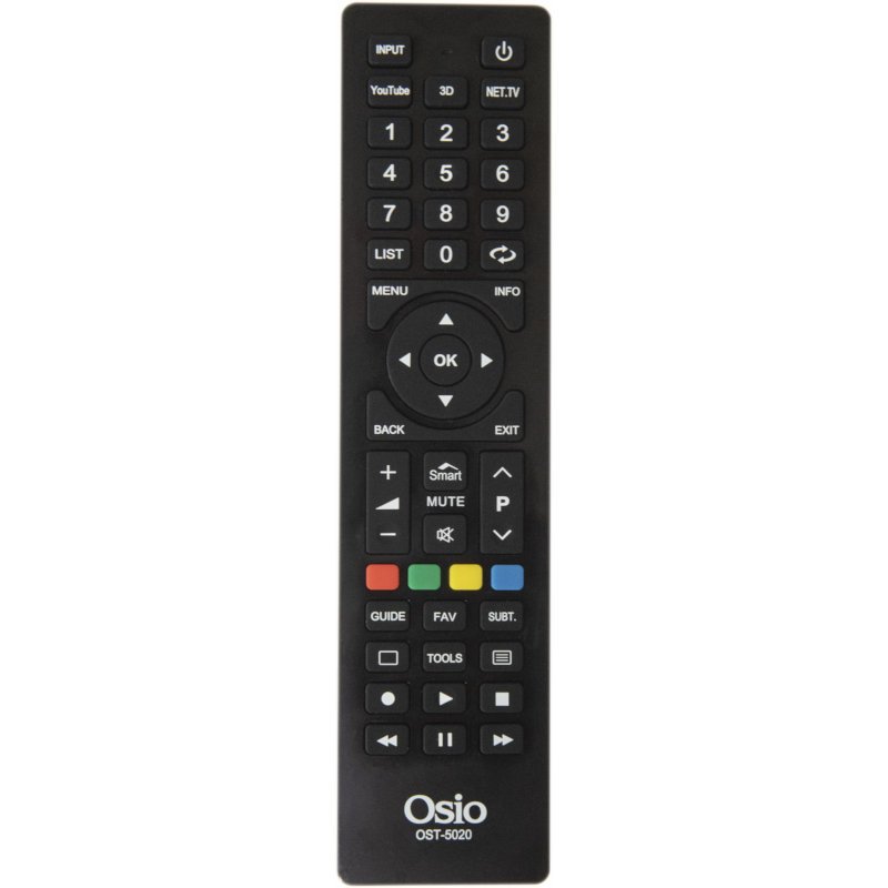 Osio OST-5020-6A Τηλεχειριστήριο για smart τηλεοράσεις Samsung, LG, Sony, Philips, Panasonic, Telefunken