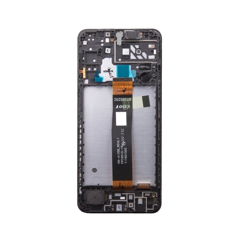 Samsung A047F Galaxy A04s - LCD display + Touch Unit Black (Service Pack)