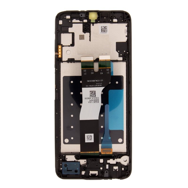 Samsung A057F Galaxy A05s - LCD display + Touch Unit + Front Cover Black (Service Pack)