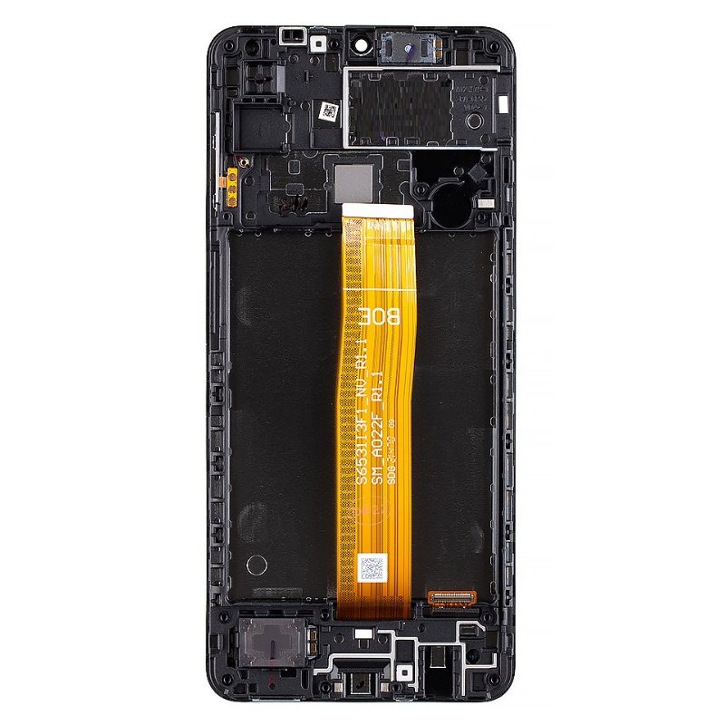 Samsung A125F Galaxy A12 - LCD display + Touch Unit Black (Service Pack)