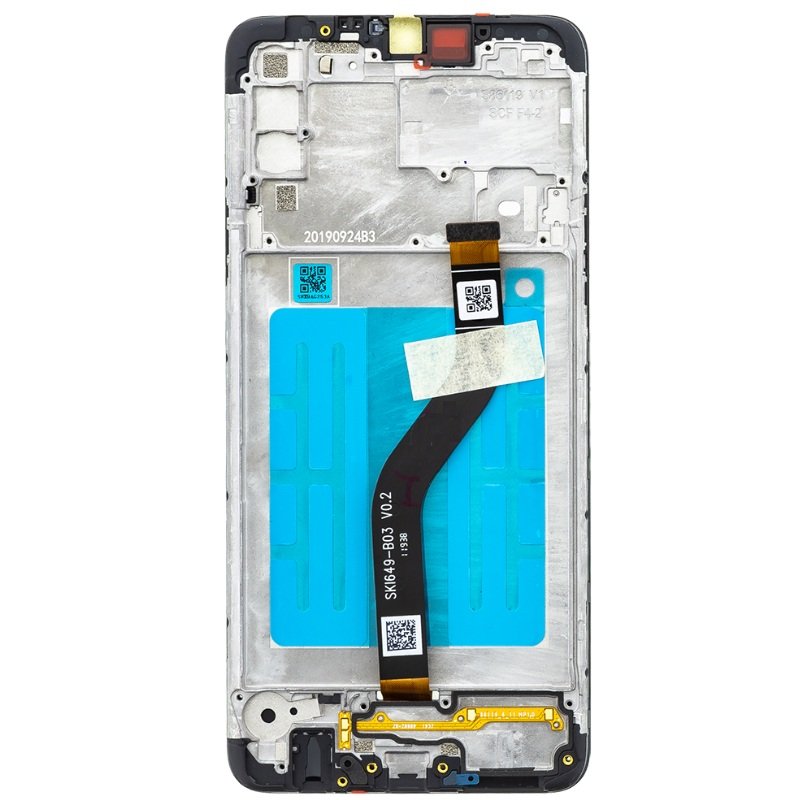 Samsung A207F Galaxy A20s - LCD display + Touch Unit Black (Service Pack)