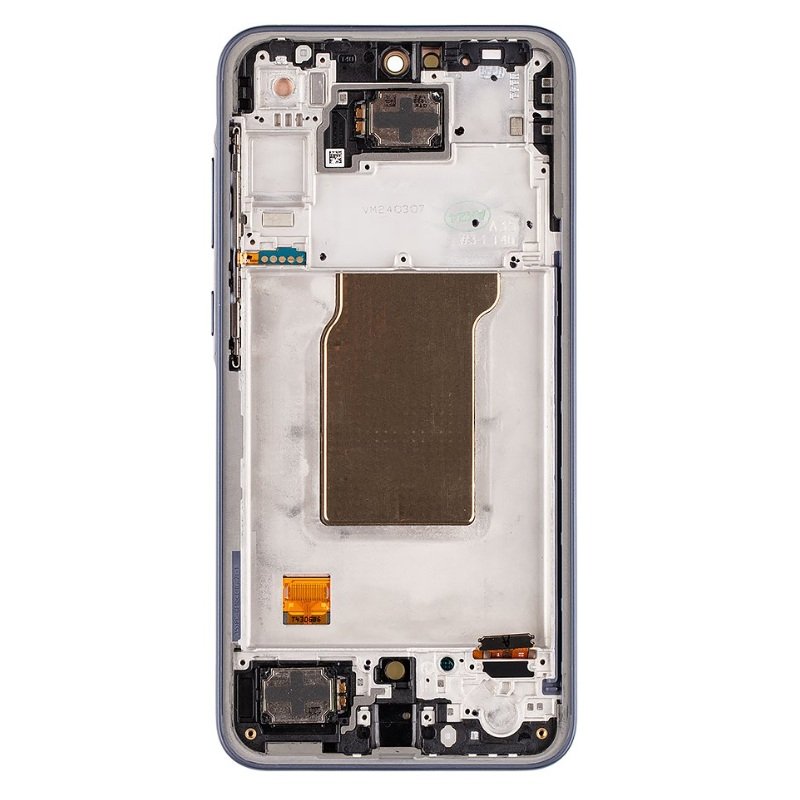 Samsung A356B Galaxy A35 5G - LCD display + Touch Unit + Front Cover Black (Service Pack)
