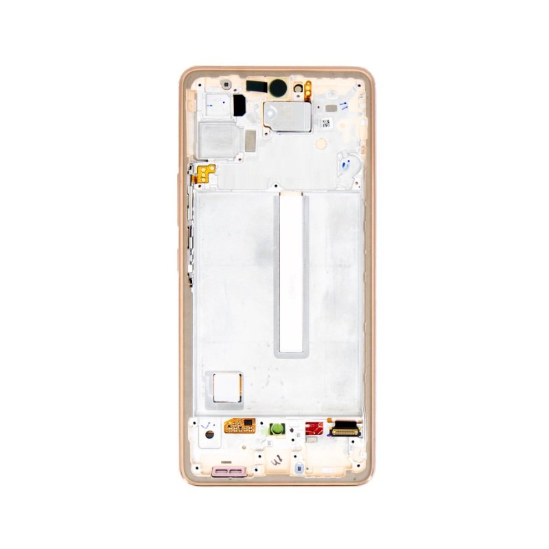 Samsung A536B Galaxy A53 5G - LCD display + Touch Unit + Front Cover Awesome Peach (Service Pack)