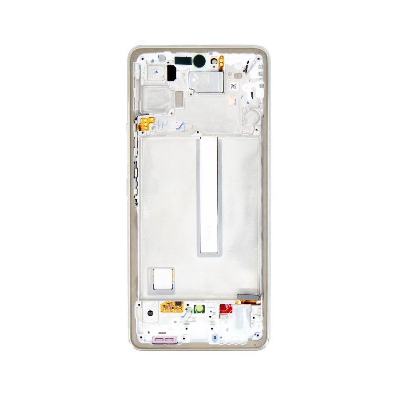 Samsung A536B Galaxy A53 5G - LCD display + Touch Unit + Front Cover Awesome White (Service Pack)