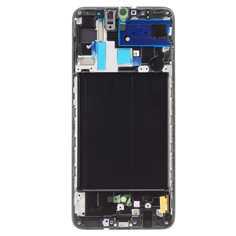 Samsung A705 Galaxy A70 - LCD display + Touch Unit Black (Service Pack)