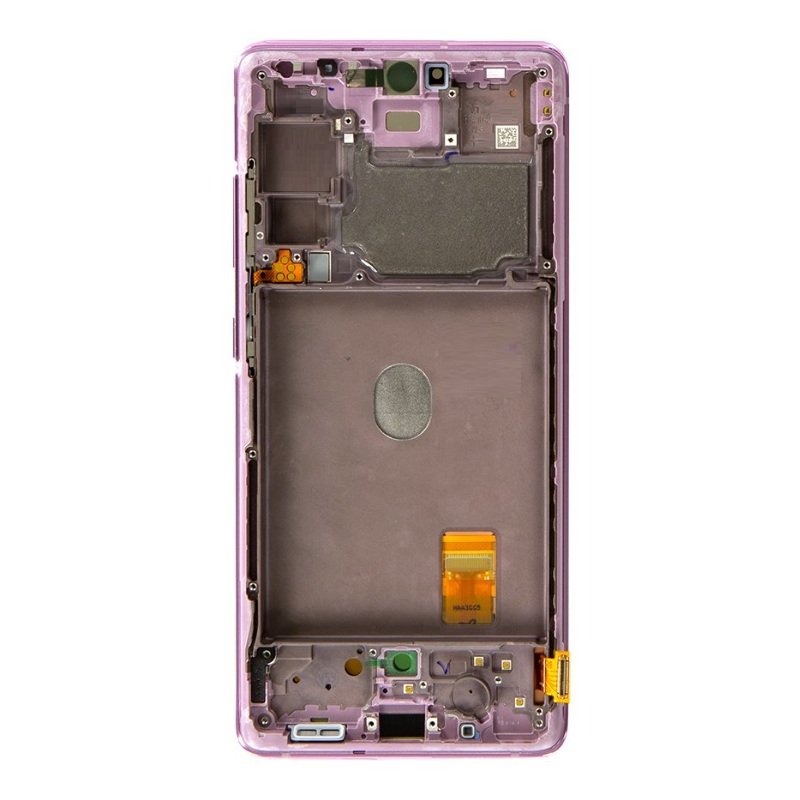 Samsung G780F Galaxy S20 FE - LCD display + Touch Unit + Front Cover Cloud Lavender (Service Pack)