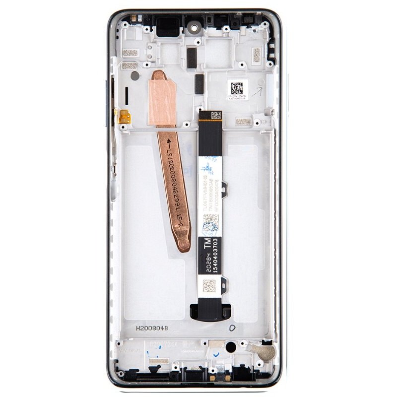 Xiaomi Poco X3 - LCD Display + Touch Unit + Front Cover Black OEM