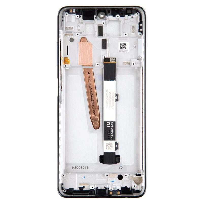 Xiaomi Poco X3 / X3 NFC - LCD Display + Touch Unit + Front Cover for  Shadow Gray (OEM)