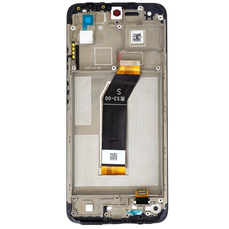 Xiaomi Redmi 10 (2022) - LCD Display + Touch Unit + Front Cover for Black (Service Pack)