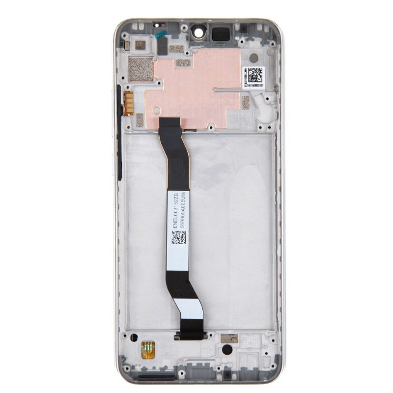 Xiaomi Redmi Note 8T - LCD Display + Touch Unit + Front Cover White (Service Pack)
