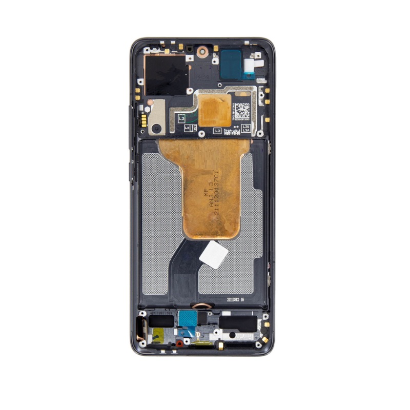 Xiaomi 12 / 12X - LCD Display + Touch Unit + Front Cover Gray (OEM)