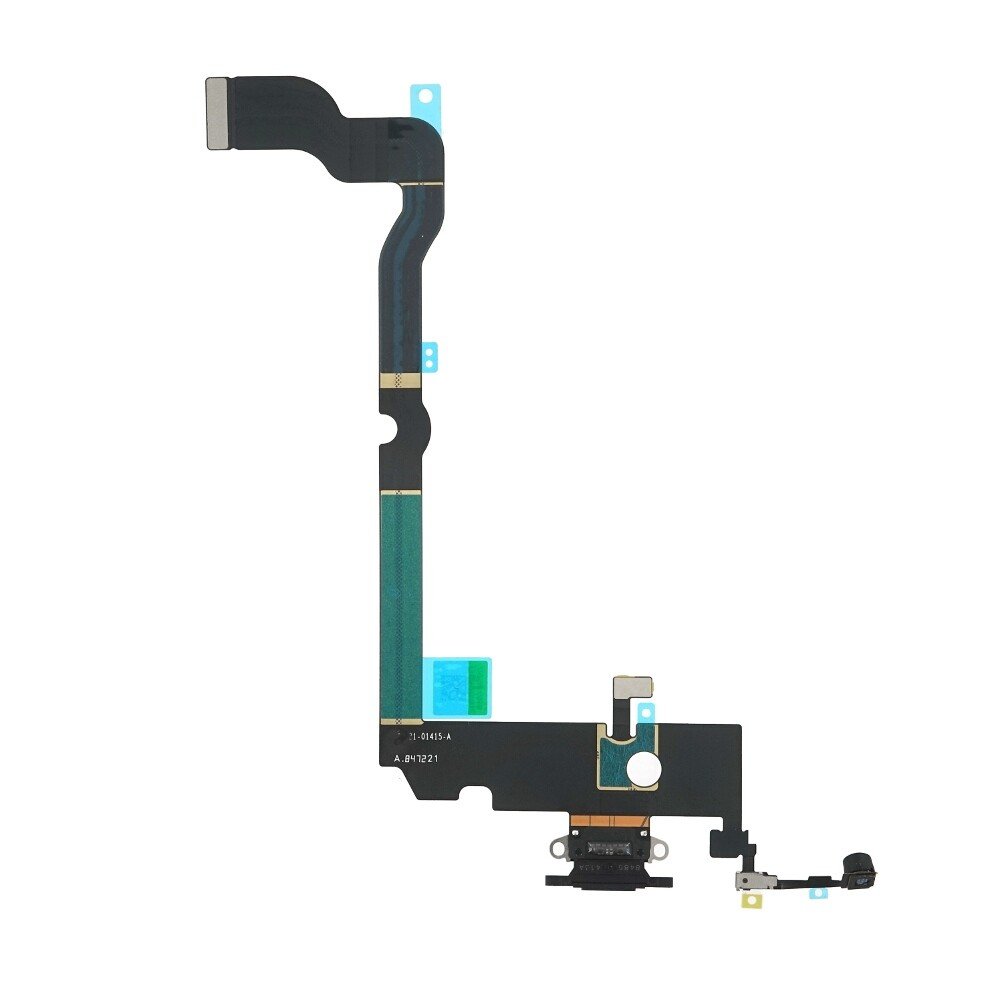 Apple iPhone XS - Flex Cable with Charging Connector Black OEM