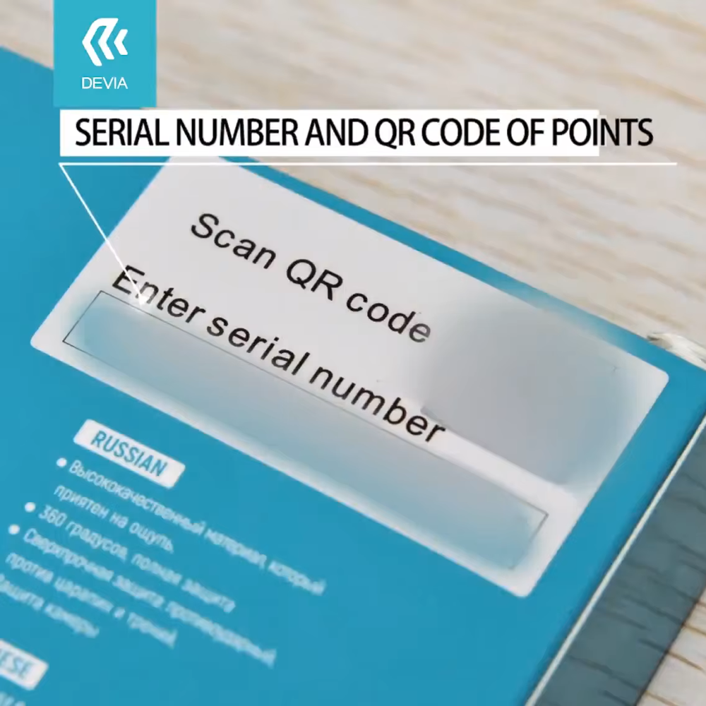 Devia Activation Code QR Recharge 22pcs