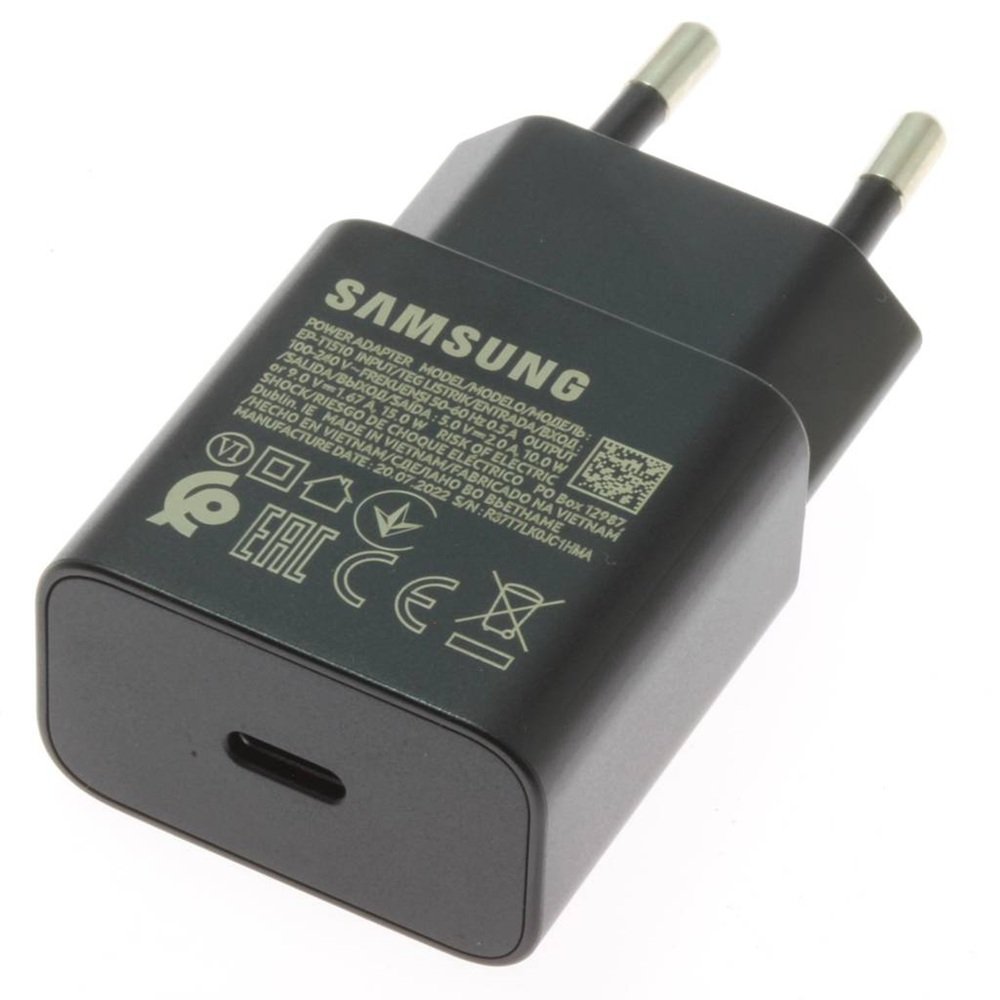Samsung EP-T1510EBE Samsung USB-C 15W Travel Charger Black (OOB Bulk)