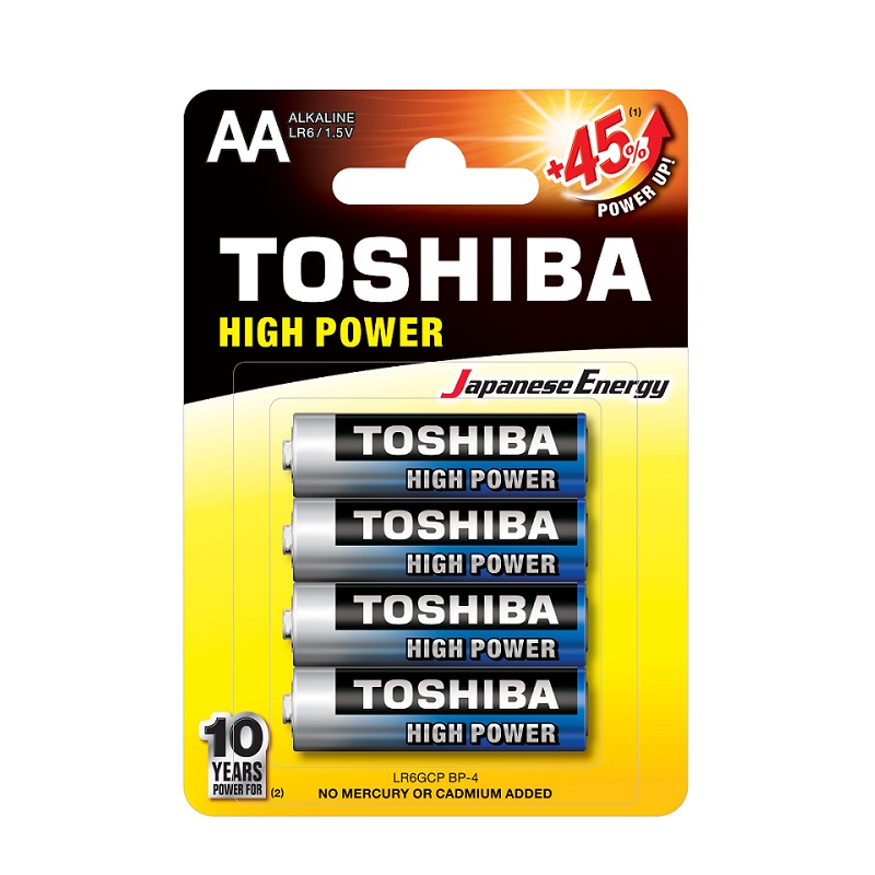 TOSHIBA LR6 AA, ULTRA ΑΛΚΑΛΙΚΗ ΜΠΑΤΑΡΙΑ Blister 4 τεμ