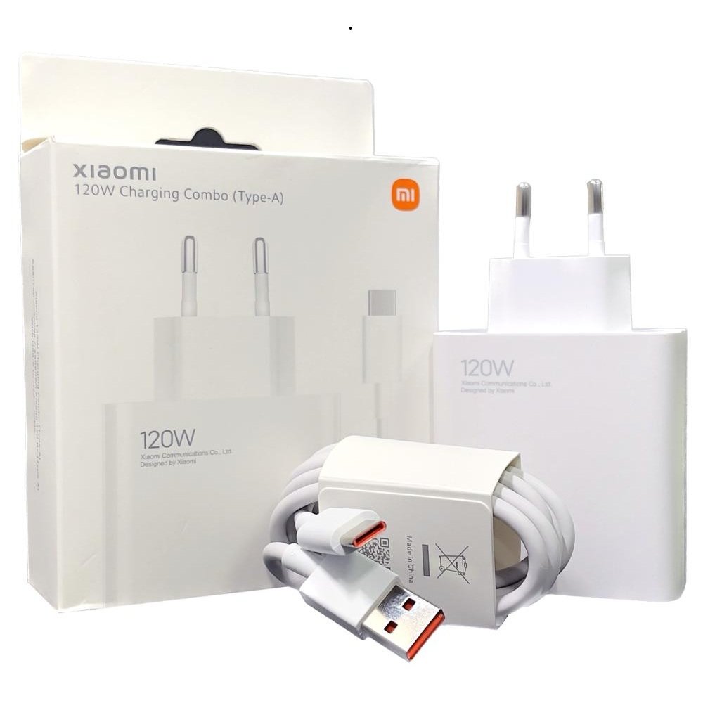 Xiaomi MDY-14-EE USB-A 120W Travel Charger + Data Cable USB-C 6A