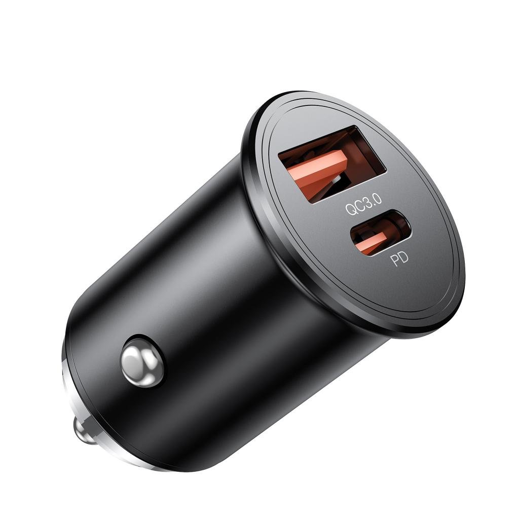 XO CC43 car charger 12V 45W USB-A + USB-C black
