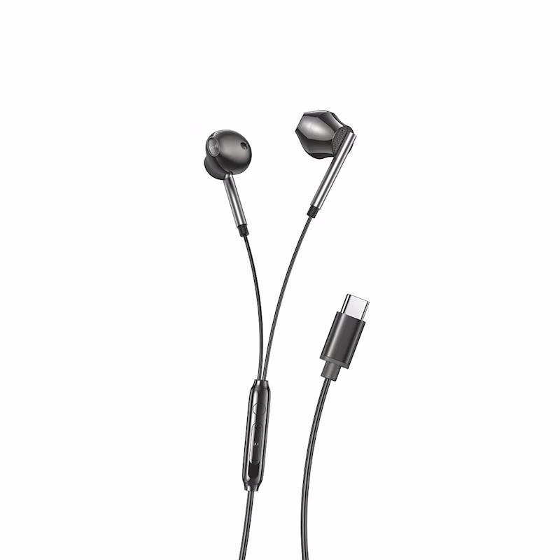 XO EP72 wired earphones USB-C black