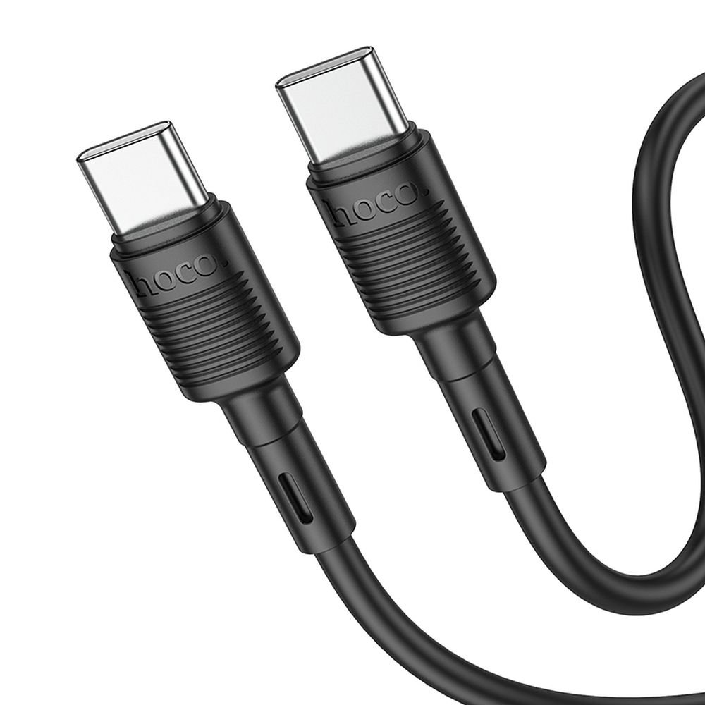 Hoco X83 cable Type C to Type C PD 3A 60W 1 m black