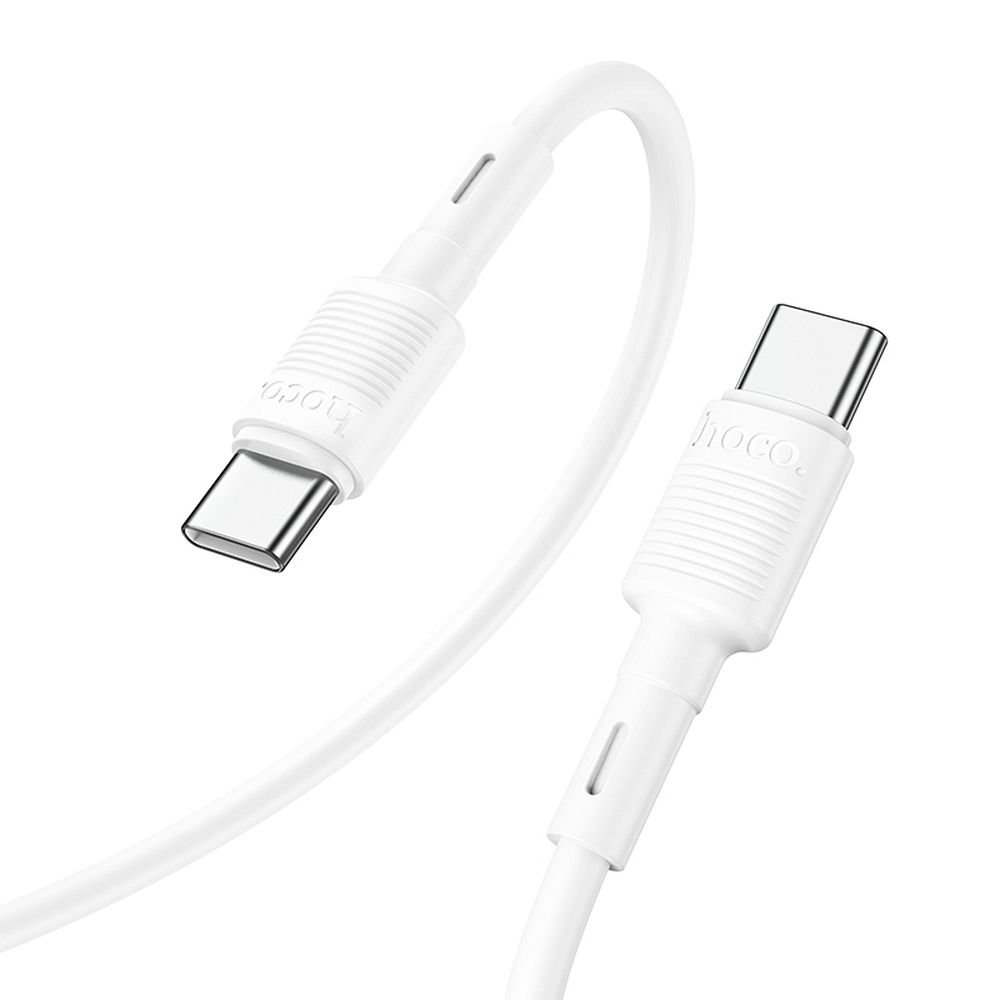 Hoco X83 cable Type C to Type C PD 3A 60W 1 m white