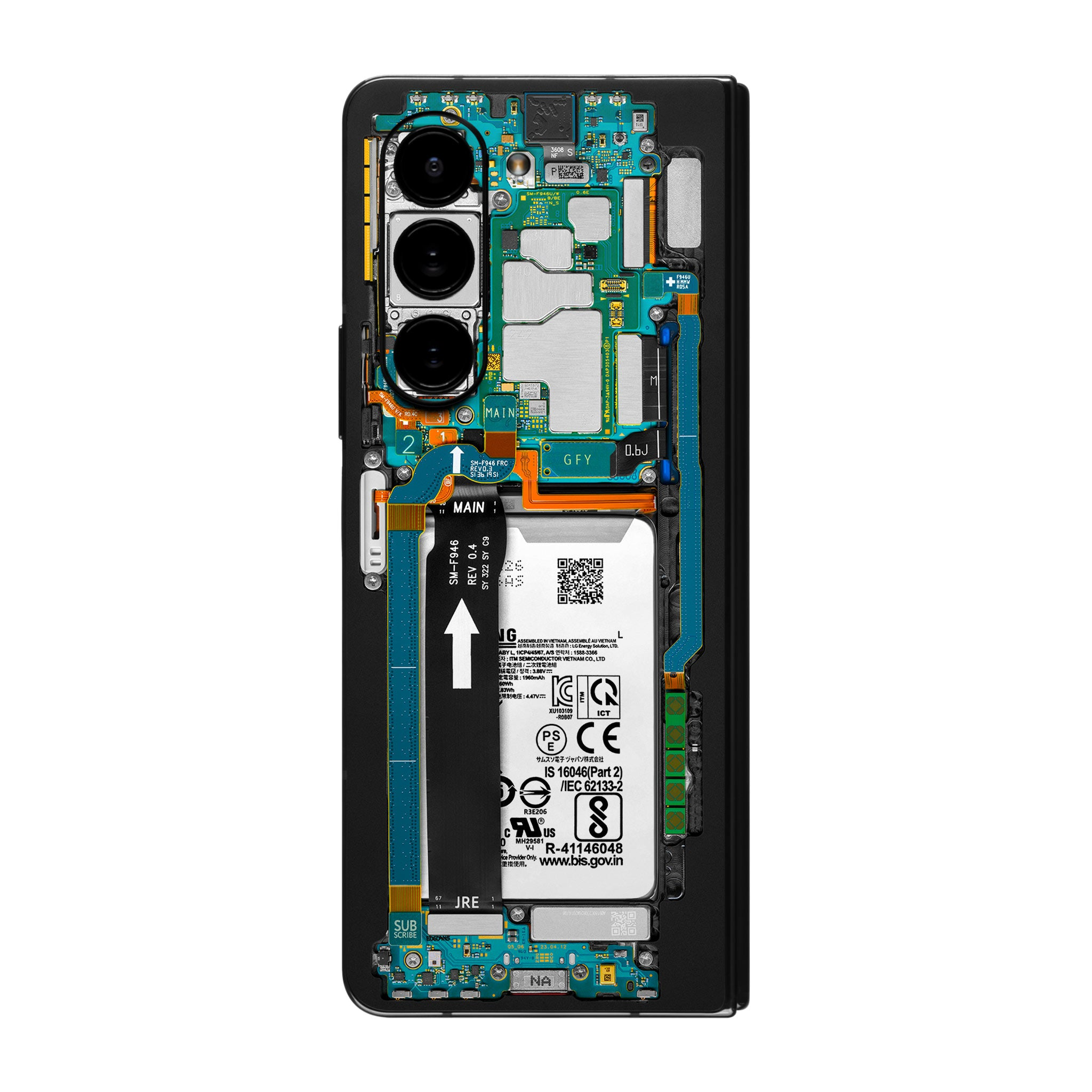 Samsung Galaxy Z Fold 5 Teardown Skin