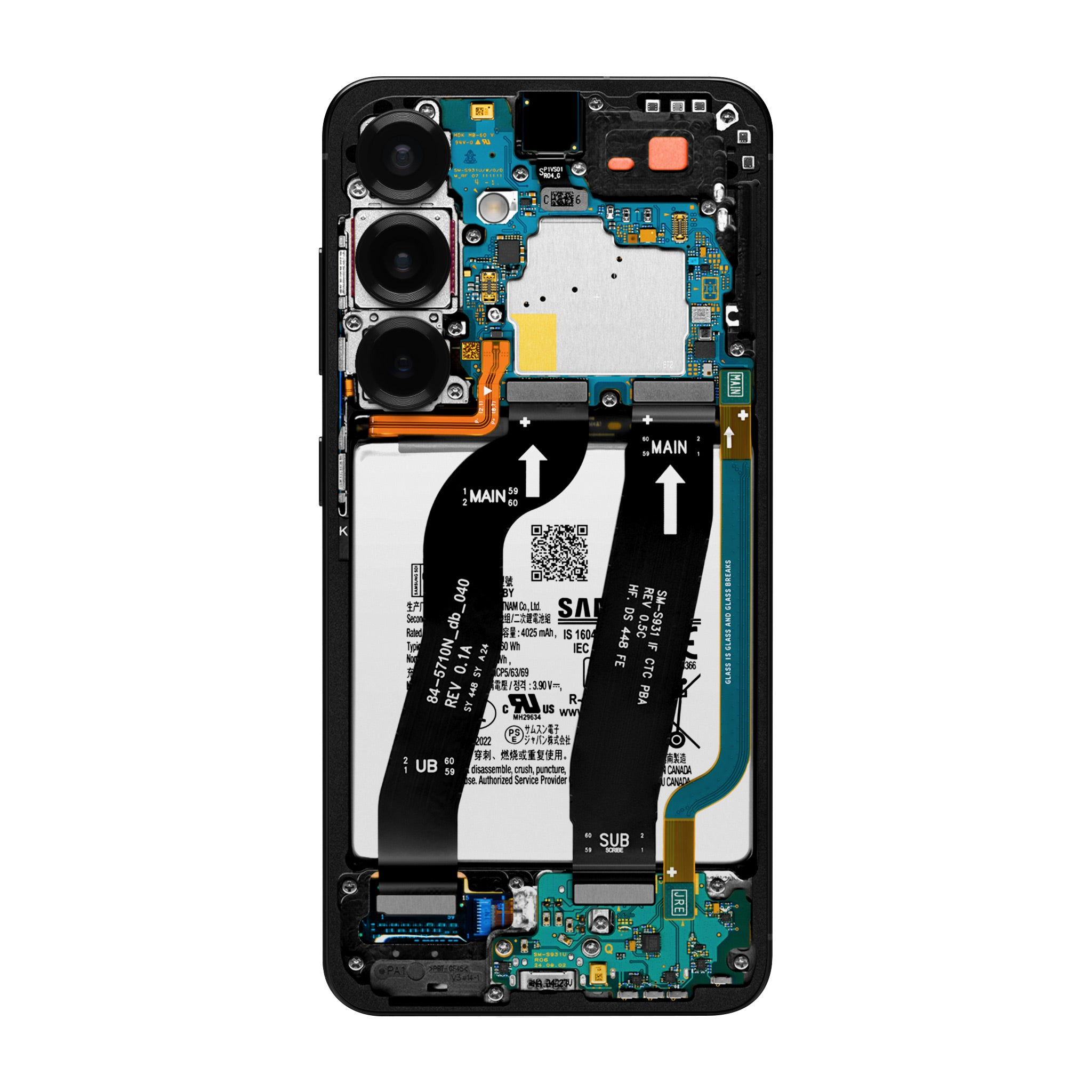 Samsung Galaxy S25 Teardown Skin