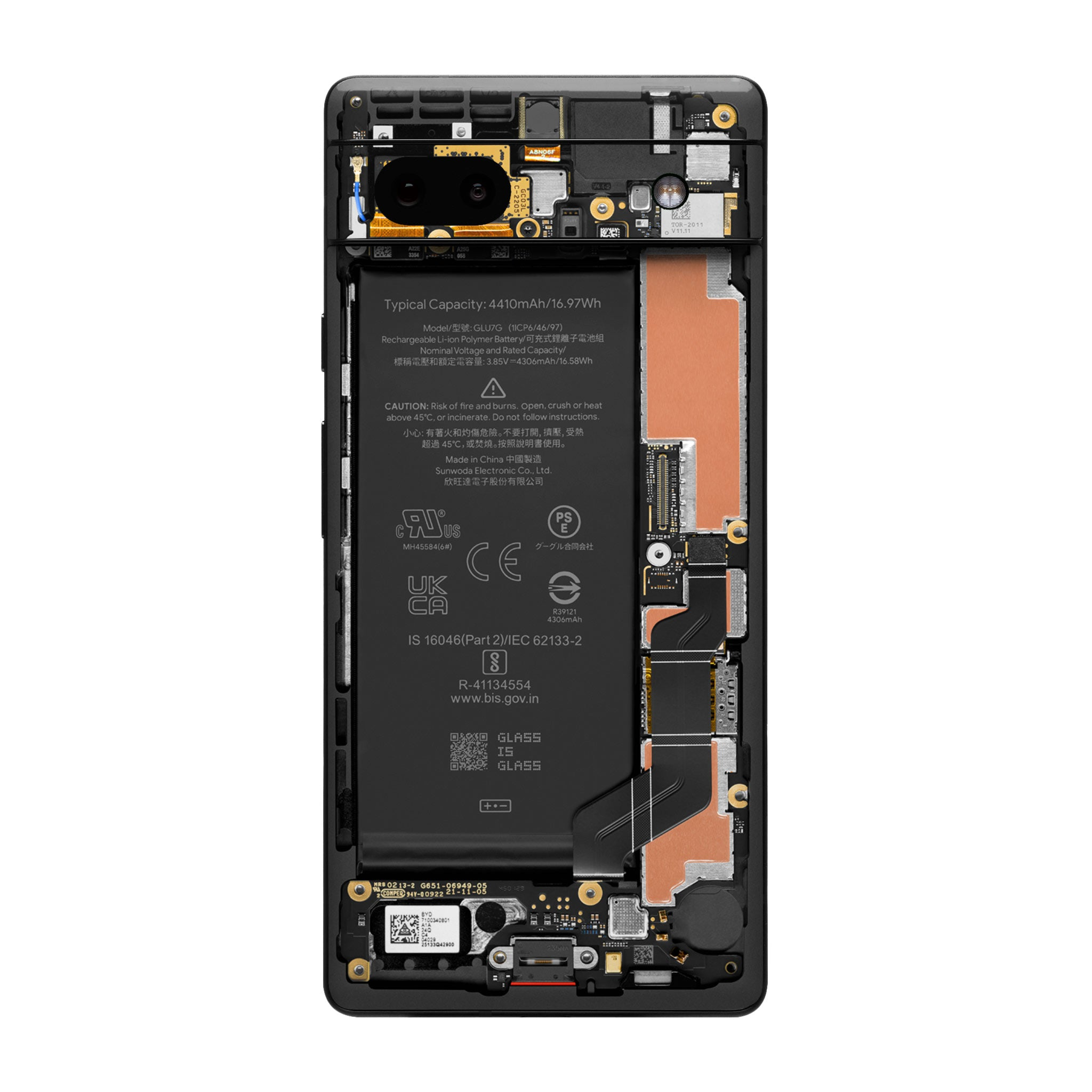 Google Pixel 6a Teardown Skin
