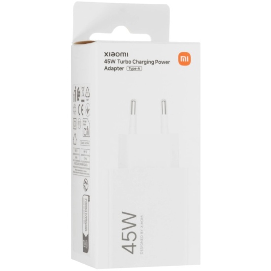 Xiaomi Φορτιστής 45W USB-A Turbo Charging White (BHR07SLEU)