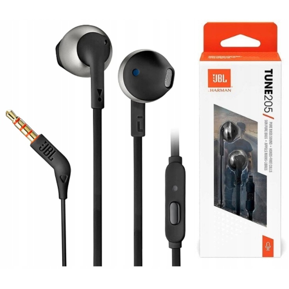 JBL T205 In-Ear Headset 3,5mm Black